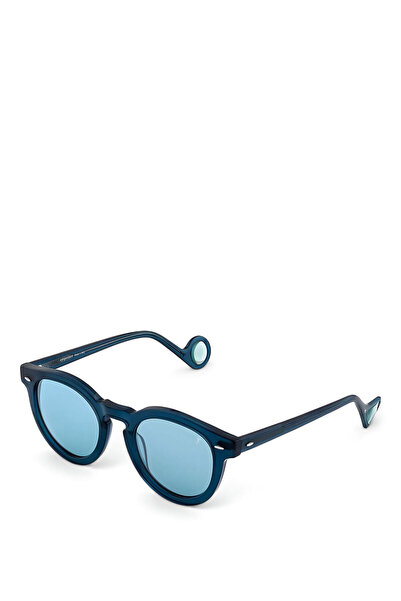 Eyepetizer نظارات شمسية روبرت P/P-2F باللون الأزرق الداكن للجنسين