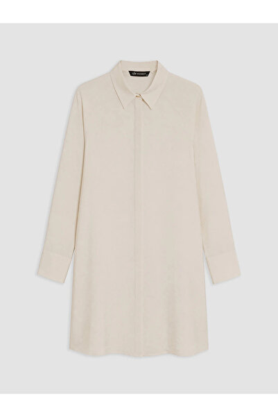 LC Waikiki Beige Loose Fit Women's Shirt Tunic
