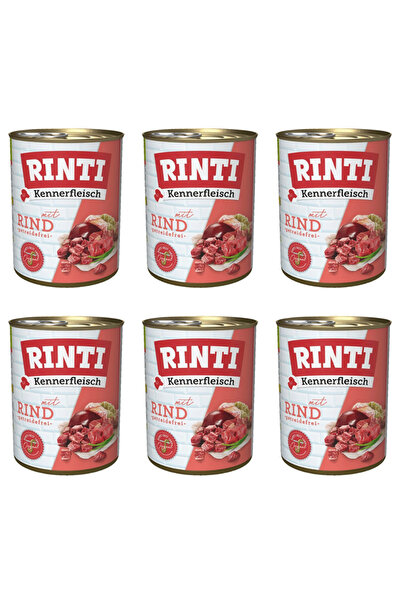Rinti Carne de vită Kennerfleisch, cutie 6 x 800g