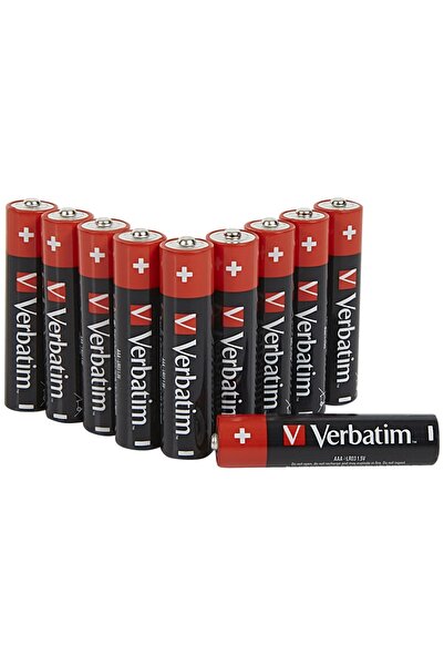 Verbatim Baterii alcaline AAA LR03 1.5V Pachet de 10