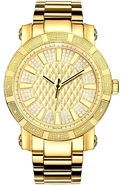 JBW Analog Watch with JB-6225-M_Gold Strap, Swiss Quartz Movement, for Men