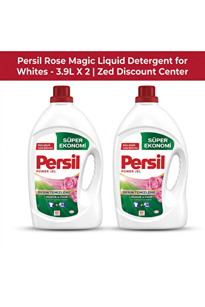 Persil Detergent lichid Rose Magic pentru articole albe - 3.9L X 2 (Total: 12...