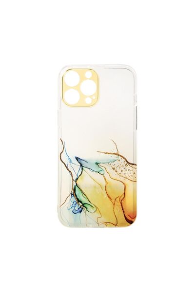 OEM Husă de marmură pentru Xiaomi Redmi Note 11, Portocaliu