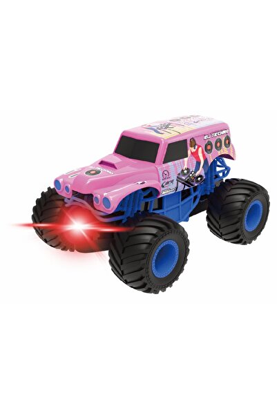 OEM MASINUTA CU LUMINI, SUNETE SI FRICTIUNE, SCARA 1/24, 19CM, ROZ