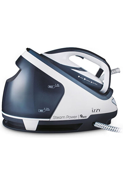 izzy IZ-1110 Σταθμός Σιδερώματος με Ατμό 9bar με Δοχείο 1.9 λίτρων 224372 Κωδ...