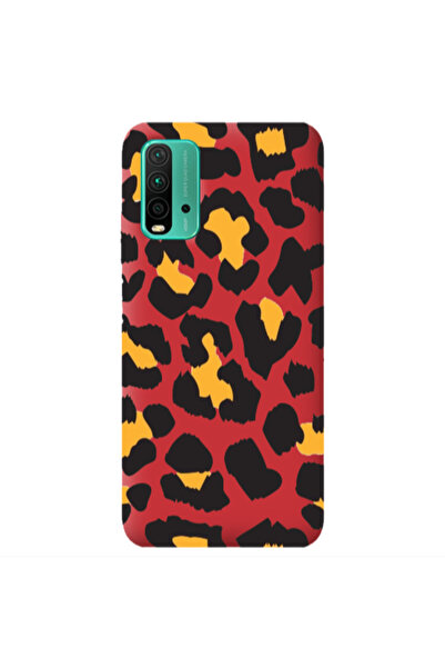 Other Xiaomi Poco M3 Yellow leopard Red Colored Silicone TPU Θήκη