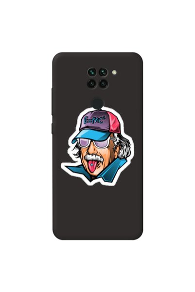 Other Xiaomi Redmi Note 9 Einstein Black Colored Silicone TPU Θήκη