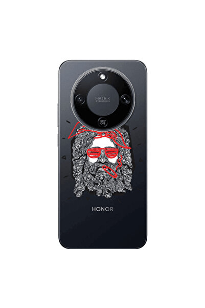 Other Honor Magic 8 Lite Cool glasses Transparent Silicone TPU Θήκη