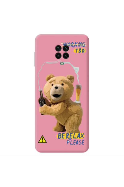 Other Xiaomi Redmi Note 9 Pro Be Relax Pink Colored Silicone TPU Θήκη