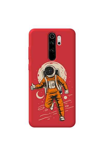Other Xiaomi Redmi Note 8 Pro Hitchhike Red Colored Silicone TPU Θήκη