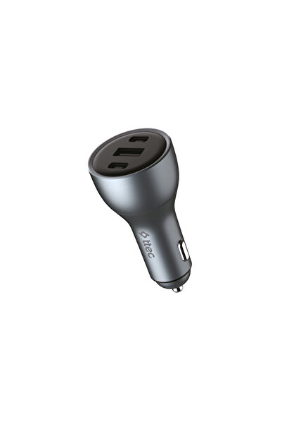 Ttec Φορτιστής Αυτοκινήτου 130W Γρήγορης Φόρτισης με Θύρες: 1 x USB, 2 x Type...
