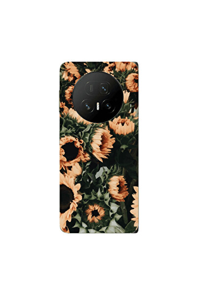 Other Honor Magic V5 Sunflowers Transparent Silicone TPU Θήκη