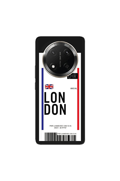 Other Honor Magic 7 Lite London Arrival Black Colored Silicone TPU Θήκη