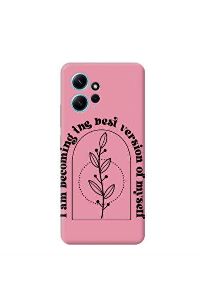 Other Xiaomi Redmi Note 12 4G I am Becoming Pink Colored Silicone TPU Θήκη