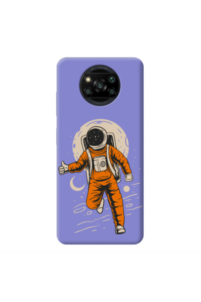Other Xiaomi Poco X3 /X3 Pro Hitchhike Purple Colored Silicone TPU Θήκη