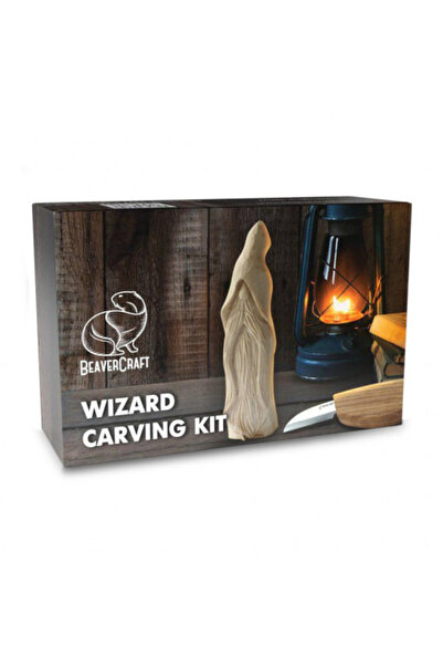 BeaverCraft DIY 03 Kit de sculptură Wizart - Kit complet de inițiere pentru a...
