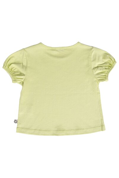 Ozmoz By Mukadder Özden Organic Watermelon Sleeves Green Summer Baby Girl Tshirt