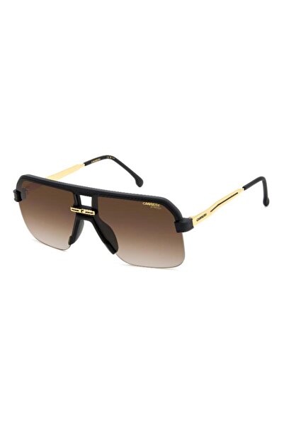 Carrera UV Protected Sunglasses Matte Black Frame Black Brown Green Antirefle...