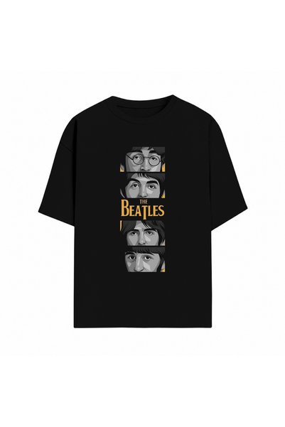 Grafftee Clothing The Beatles Printed Premium Unisex Cotton T-Shirt |   Speci...