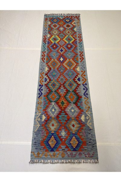 Afgan Halı El Dokuma Afgan Kilim Anadolu Desenlı 100% Yün Kök Boya