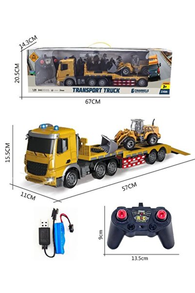 Blue Toys Τηλεκατευθυνόμενο Φορτηγό Μεταφοράς Εκσκαφέα (MKP705106)