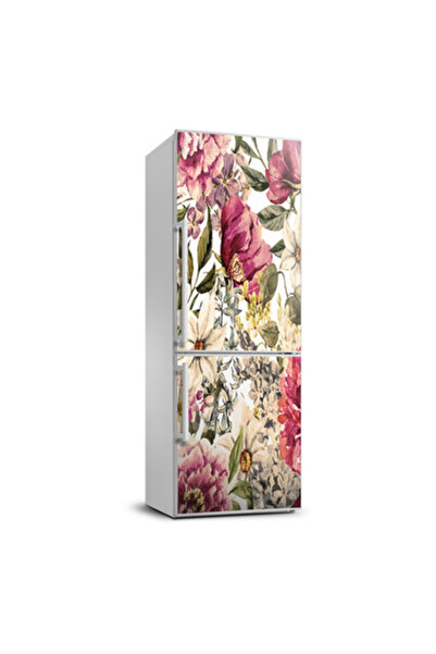 Decormat Autocolant pe frigider model floral 60x180cm