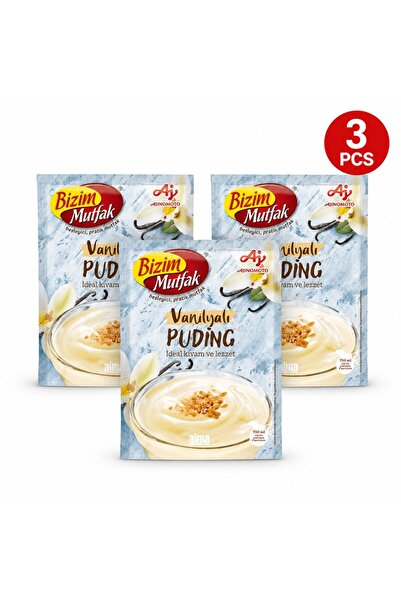 Bizim Budinca Praf cu Vanilie Set 3 Buc 125 Gr