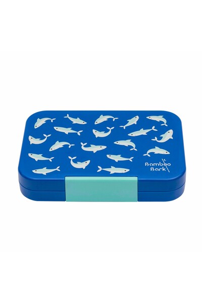 Bamboo Bark childrens kids tritan lunch box, bento, snack box with compartmen...