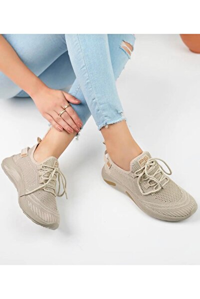 Lütfi White Unisex Knitwear Sneaker Comfortable Orthopedic Breathable Daily S...