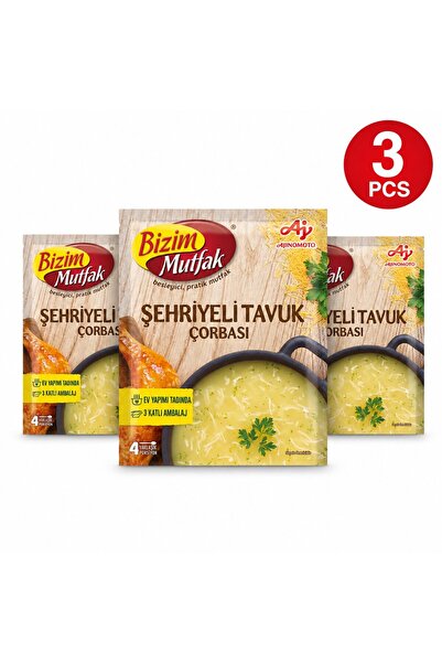 Bizim Supa de Pui cu Taietei Set 3 Buc 58 Gr