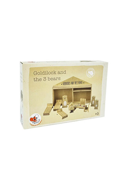 Egmont Toys Puzzle din lemn: Goldilocks și urșii