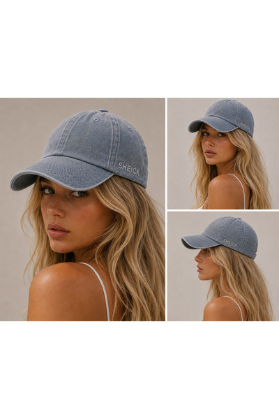 Cap Hat headwear washed grey