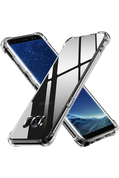 Techsuit Husă pentru Samsung Galaxy S8 Plus - Silicon transparent antișoc - T...