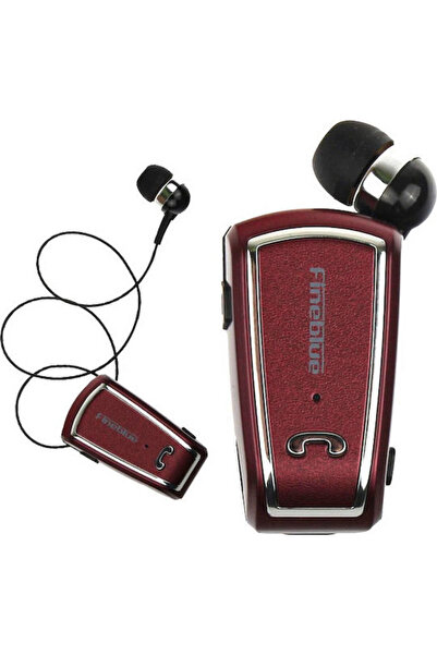 Fineblue F-V3 Ενδοωτικό Ακουστικό Bluetooth Handsfree Κόκκινο
