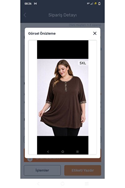 Butik Battal beden bluz