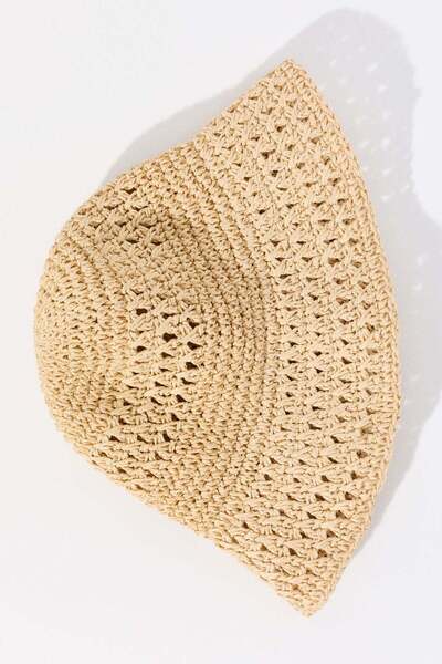 H&M Handmade straw bucket hat