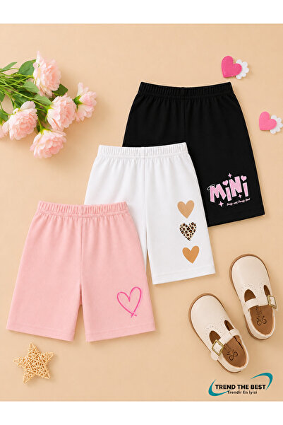 TREND THE BEST Trendin En İyisi Summer Mini, Single Heart, Three Hearts Print...