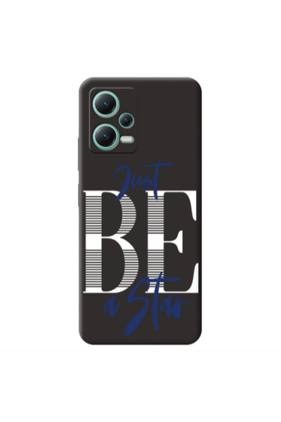 Other Xiaomi Redmi Note 12 Pro 5G Just Be a Star Black Colored Silicone TPU Θήκη