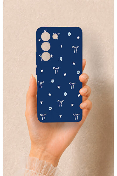 Vip Case Vivo V30 Lite Uyumlu Mini Fiyonk Desenli Silikon Kılıf