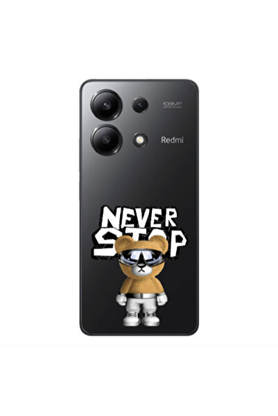 Other Xiaomi Redmi Note 13 4G Never stop Transparent Silicone TPU Θήκη