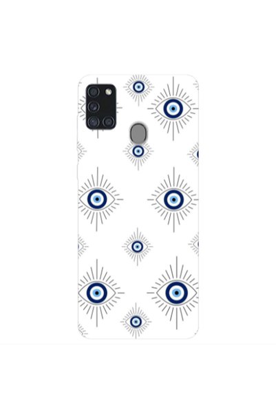 Other Samsung A21S Bright eye Grey Colored Silicone TPU Θήκη