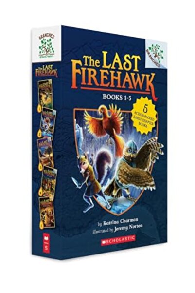 Scholastic آخر كتب Firehawk 15 مجموعة صناديق الفروع