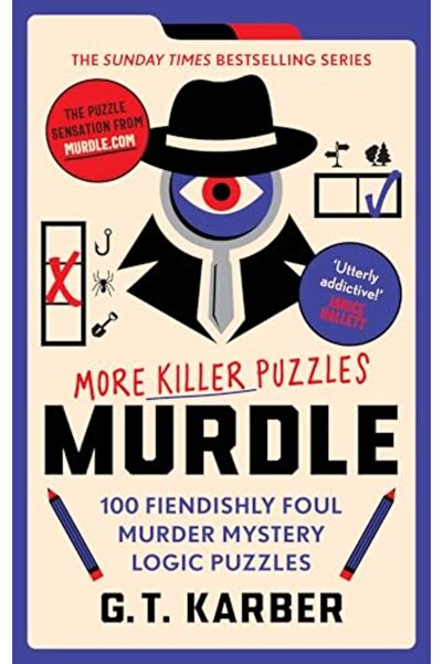 Hachette Murdle More Killer Puzzles 1 Fiendishly Foul Murder Mystery Logic Pu...