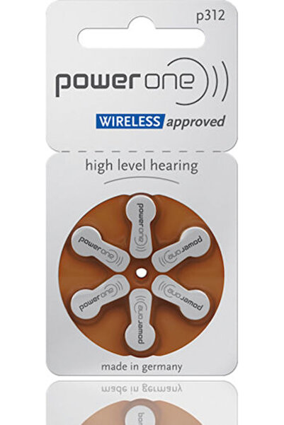 Other Μπαταρίες Ακουστικών Βαρηκοΐας Power One 312 1.45V 6 τεμάχια