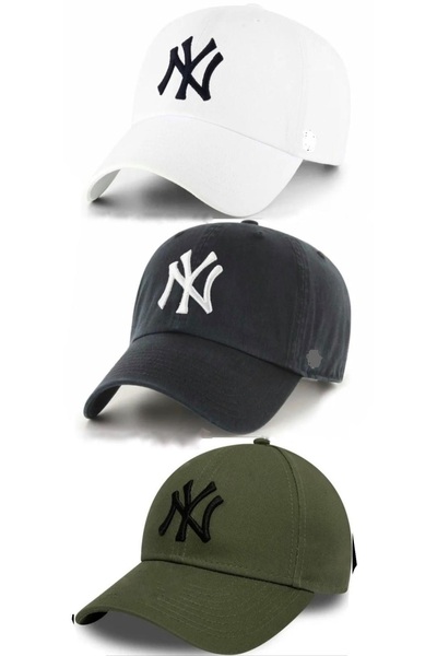 w white stars sports & wear Sports Hat Unisex 3Pcs Team Back Velcro Adjustabl...