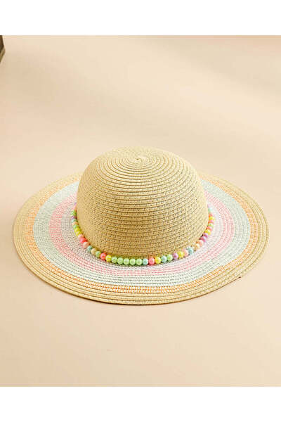 REDTAG Girls Assorted Floral Embellished Hat