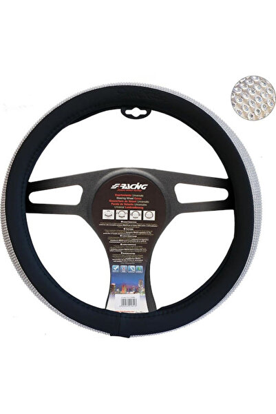Simoni Racing Κάλυμμα τιμονιού αυτοκινήτου με διάμετρο 37-39 εκ. από δερματίν...