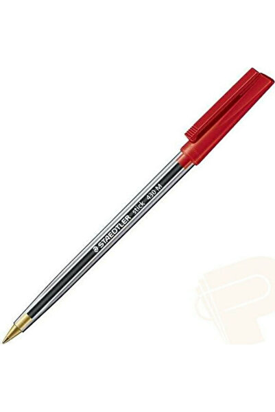 Staedtler Στυλό διαρκείας 1mm Γκρι με κόκκινο μελάνι Κωδικός: 430Μ202
