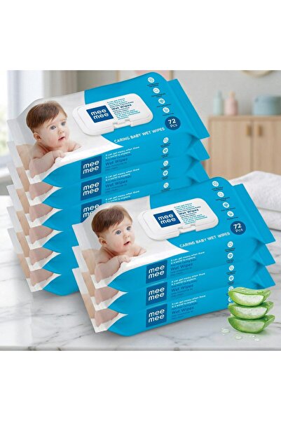 mee mee Wet Wipes for Baby Skin with Aloe Vera | Prevents Rashes | Paraben-Fr...