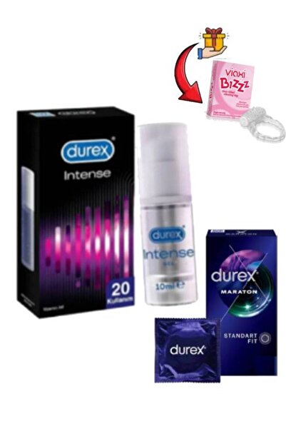 Durex Intense Kadınlar Yoğun Hassasiyet Artıran Jel-Maraton Prezervatif 5'li ...